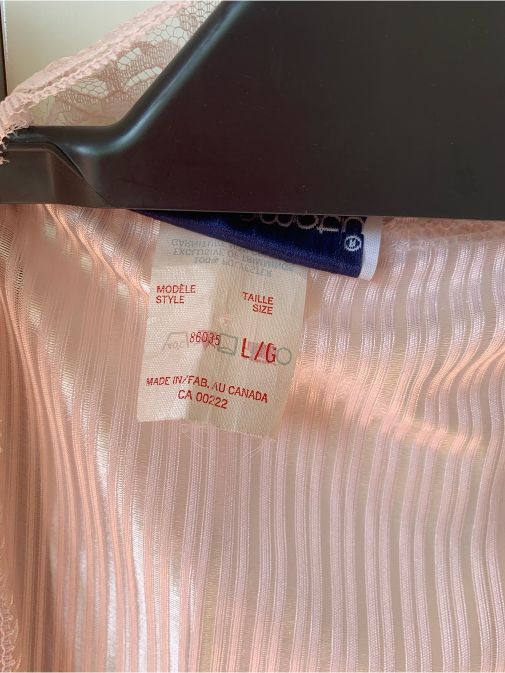 NWOT Pink Lace Trim Nightgown and Robe, 2 piece set - Picture 5 of 10